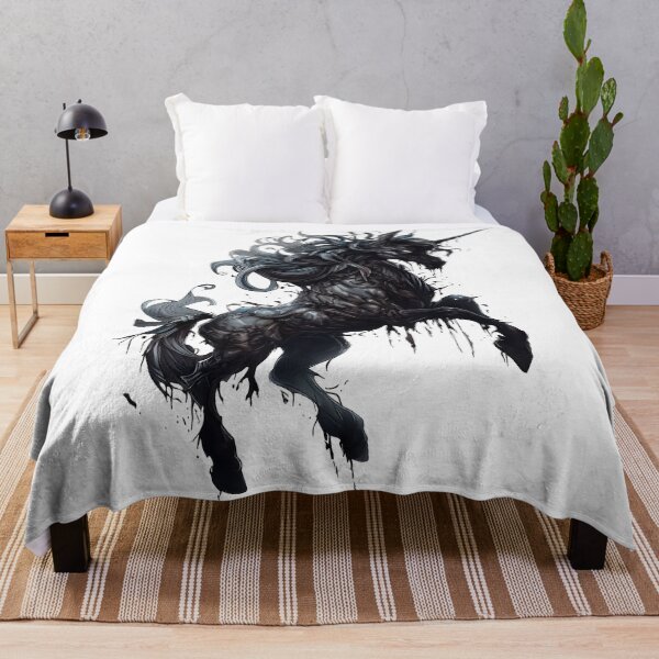 Item preview, Spooky dark unicorn designed and sold by TomFrontierArt.