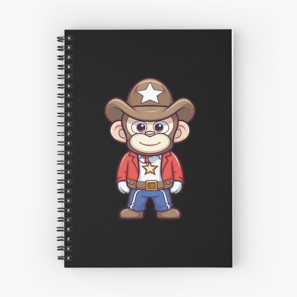 Item preview, kawaii sheriff monkey designed and sold by FurFashion.