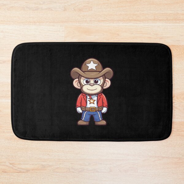Item preview, kawaii sheriff monkey designed and sold by FurFashion.