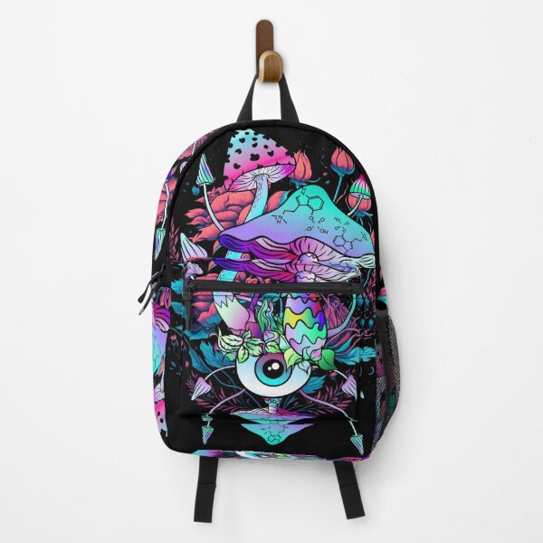 Item preview, Psychedelic mushroom eyes nature art designed and sold by Ascooepics.