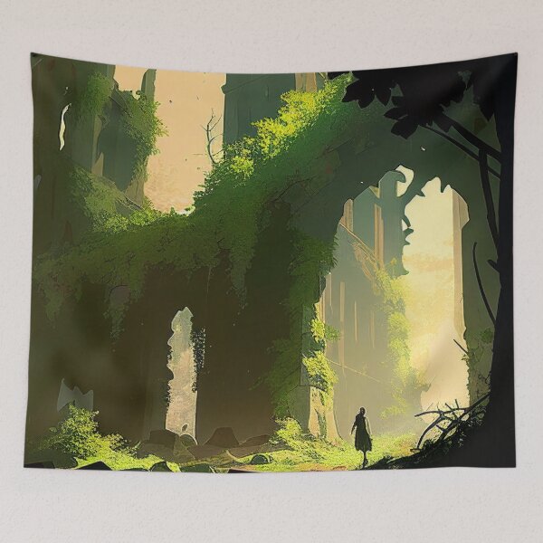 Item preview, Overgrown Ancient Ruins  designed and sold by ArkenCross.
