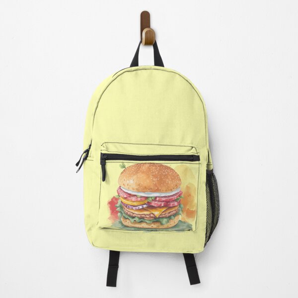 Aperçu de l'œuvre hamburger aquarelle créée et vendue par Elhamdesign.