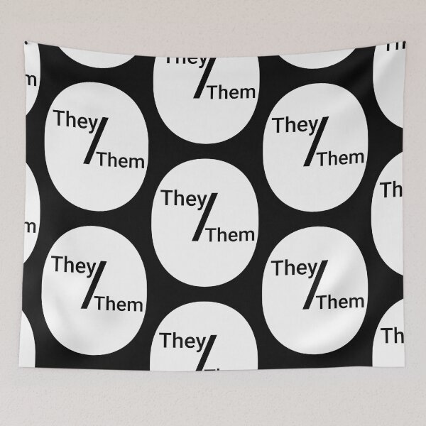Item preview, They/them  designed and sold by DancingCreek.