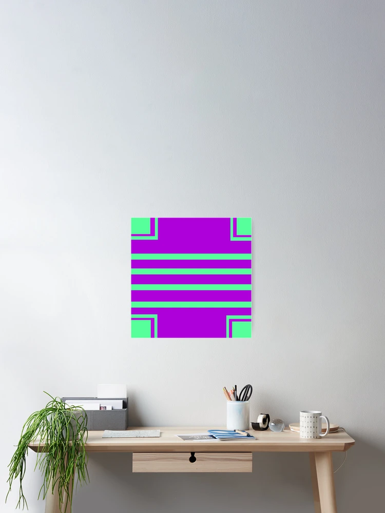 Thumbnail 2 of 3, Poster, Purple Racers designed and sold by PrettyViews.