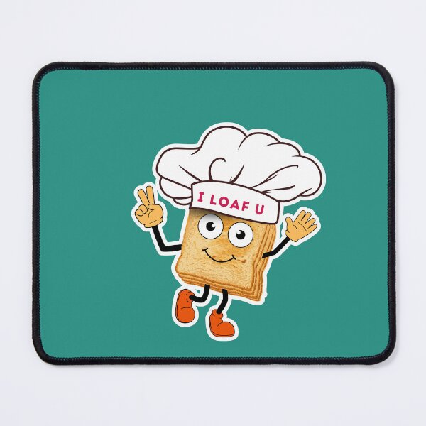 Item preview, I loaf u, sticker. designed and sold by TheDesignMingle.
