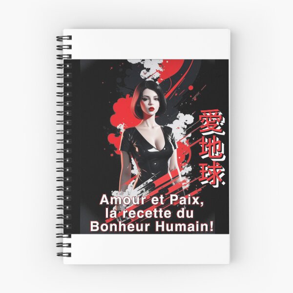 Item preview, Love and peace, the recipe for human happiness with pretty AI designed and sold by JonathanP514.