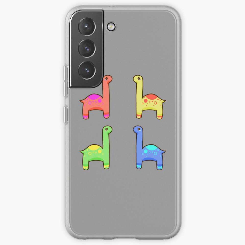 Disover Cute Multicolor Brontosaurus Pack | Samsung Galaxy Phone Case
