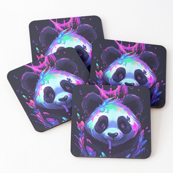Item preview, Colorful panda designed and sold by Elite's Workshop.