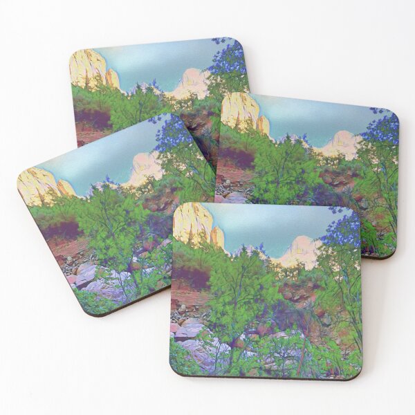 Item preview, MAJESTIC MOUNTAINS ABOVE THE LEAVES  designed and sold by ArtbyRolleen.