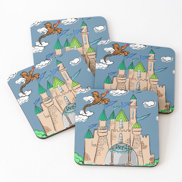 Item preview, Fantasy Castle with Dragon designed and sold by Shaun Gruber.