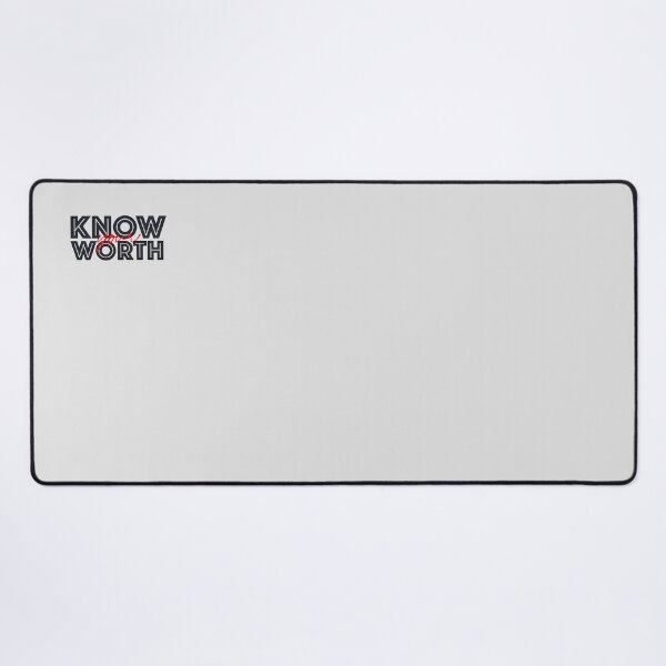 Item preview, Know your worth : Elegant Word Art designed and sold by pixans.