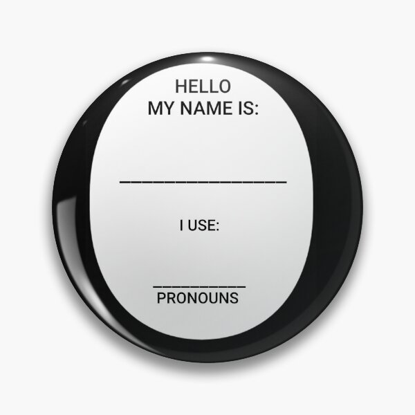 Item preview, MY NAME & PRONOUNS  designed and sold by DancingCreek.