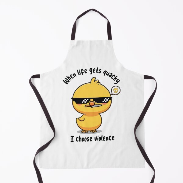 Item preview, when life gets quacky ,I choose violence Funny Duck by BENSEMOUM designed and sold by bensemoum.