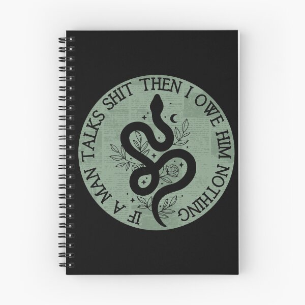 Item preview, If a Man Talks Shit Then I Owe Him Nothing Snake Lyrics designed and sold by doria-photos.