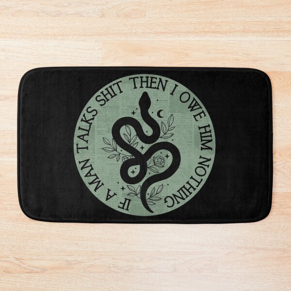 Item preview, If a Man Talks Shit Then I Owe Him Nothing Snake Lyrics designed and sold by doria-photos.