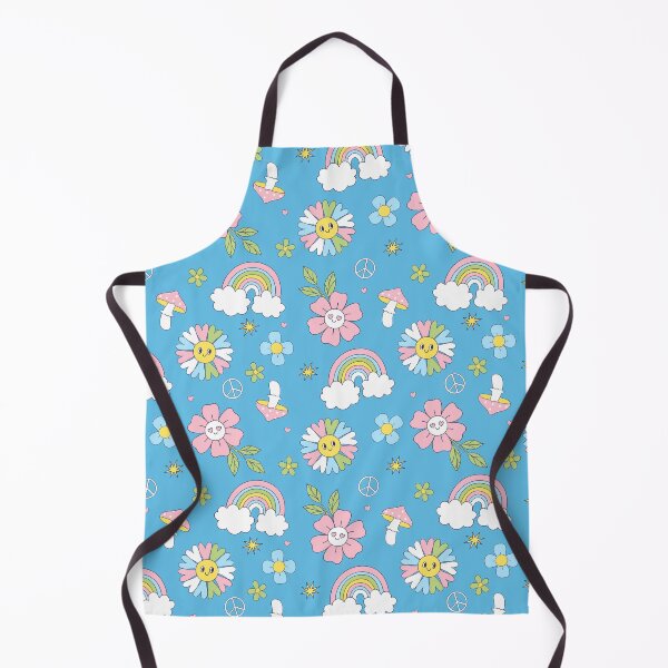 Item preview, cute smiling flowers, mushrooms and rainbows designed and sold by burbura.