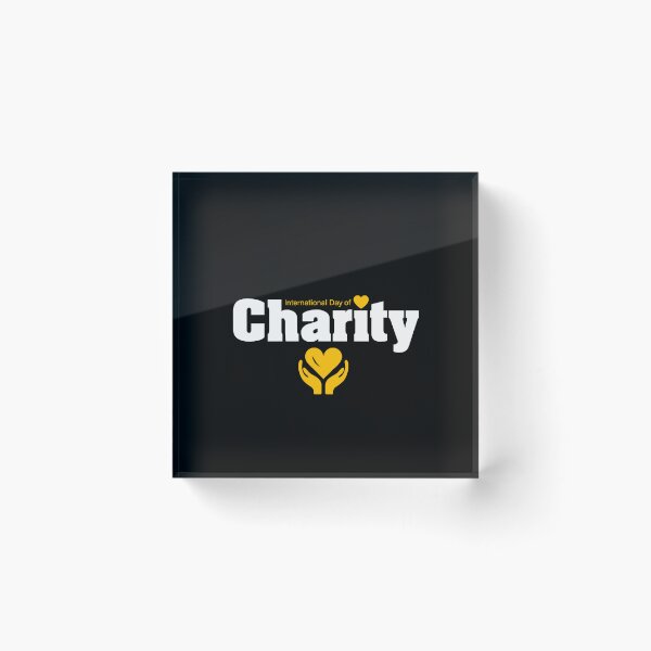 Item preview, International Day of Charity - 5th September Sticker designed and sold by VimuDS.
