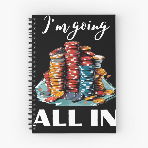 Item preview, I'm going all in! colorful poker chips design designed and sold by happy-roars.