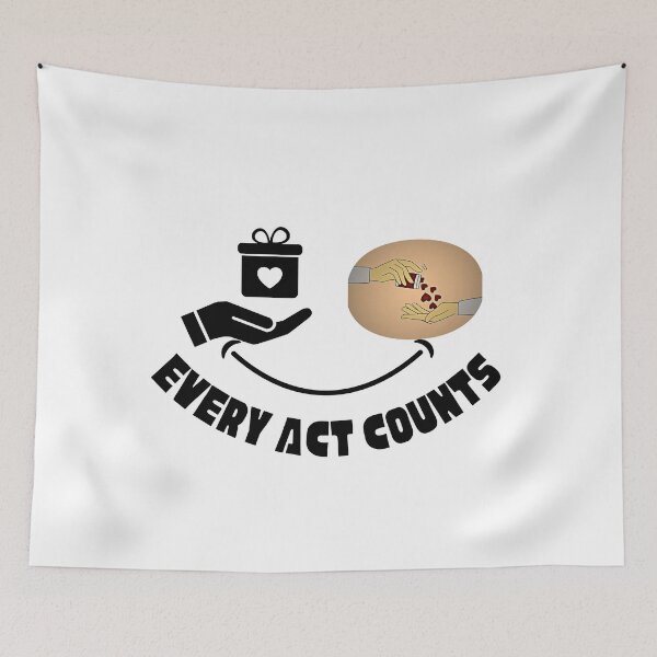 Item preview, Every Act Counts. International Day of Charity designed and sold by mamolebo.