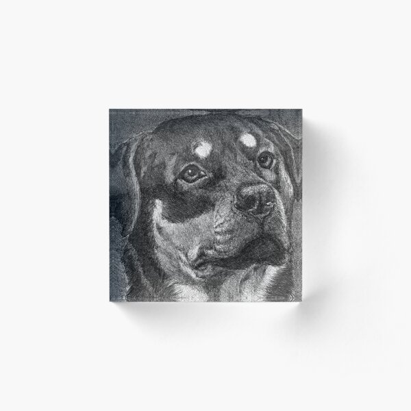 ISABEAU/Rottweiler Acrylic Block