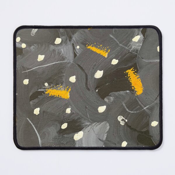 Item preview, Colored textured paper grey orange gouache sketch designed and sold by Yana Mustafina | Boho Soulful Designs.
