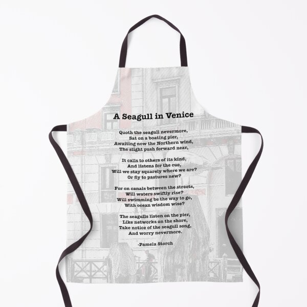 Item preview, A Seagull in Venice Poem designed and sold by Pamela Storch.