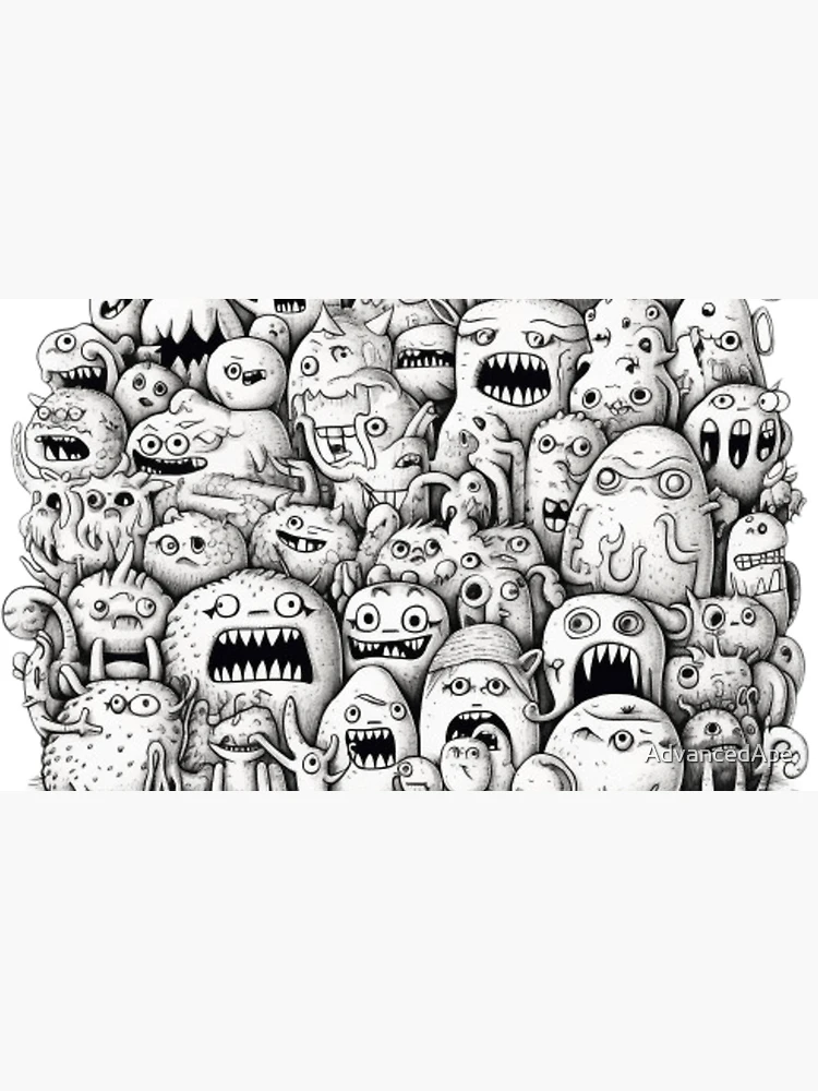 Thumbnail 4 of 4, Coffee Mug, Monster Stack designed and sold by AdvancedApe.