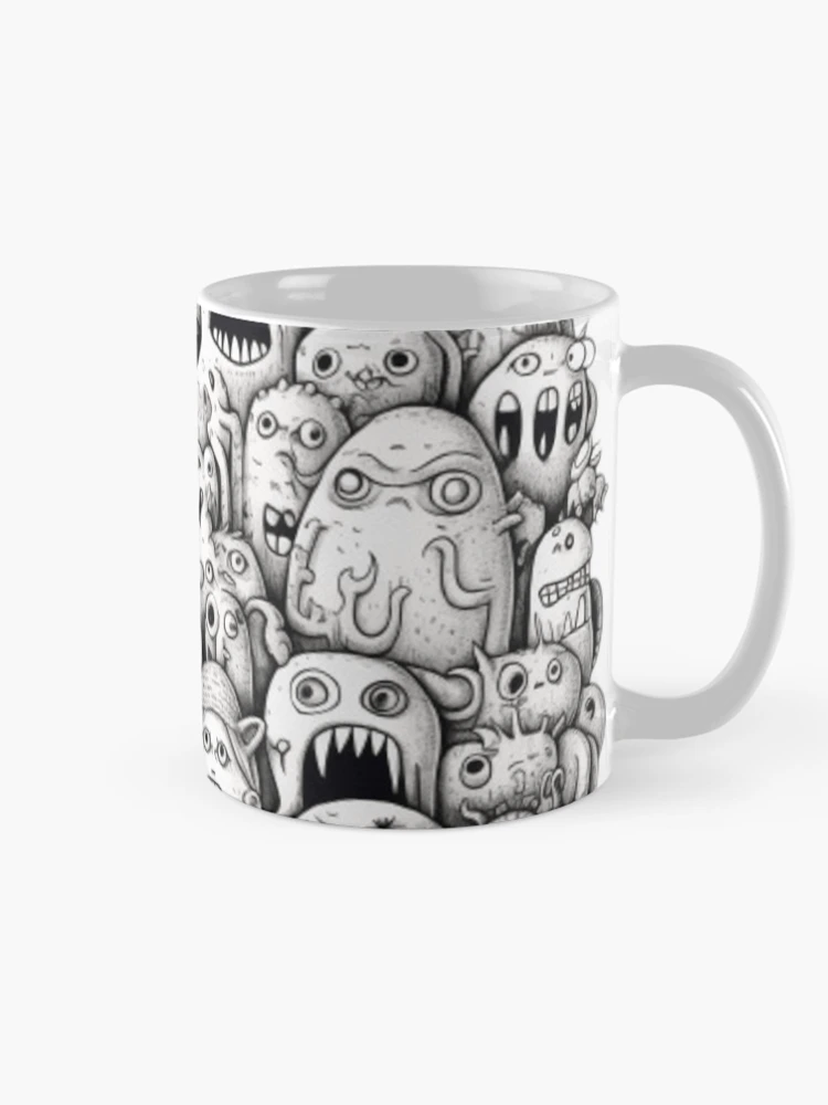 Thumbnail 3 of 6, Coffee Mug, Monster Stack designed and sold by AdvancedApe.
