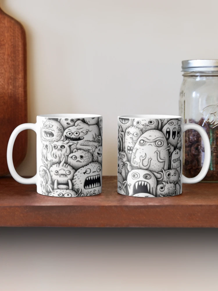 Thumbnail 2 of 6, Coffee Mug, Monster Stack designed and sold by AdvancedApe.