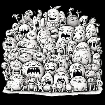 Artwork thumbnail, Monster Stack by AdvancedApe