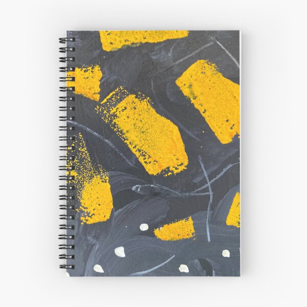 Item preview, Colored textured paper grey orange gouache messy designed and sold by Yana Mustafina | Boho Soulful Designs.