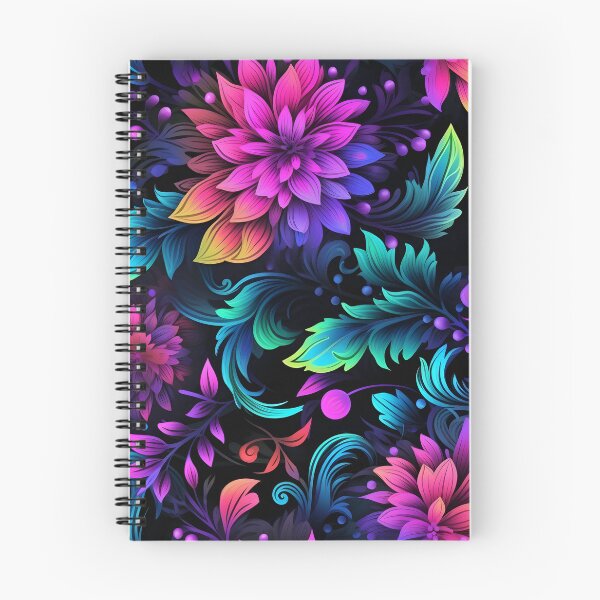 Item preview, "Pattern of Neon Floral Flower" designed and sold by Art-Vortex-fr.