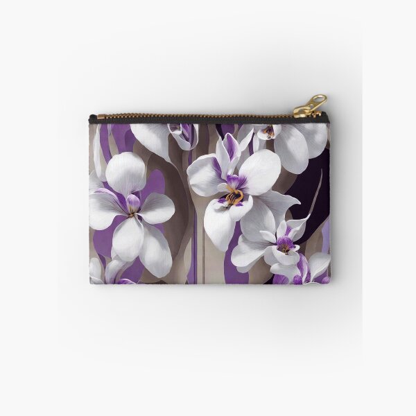 Item preview, Purple and white flowers designed and sold by ArtfullMinds.