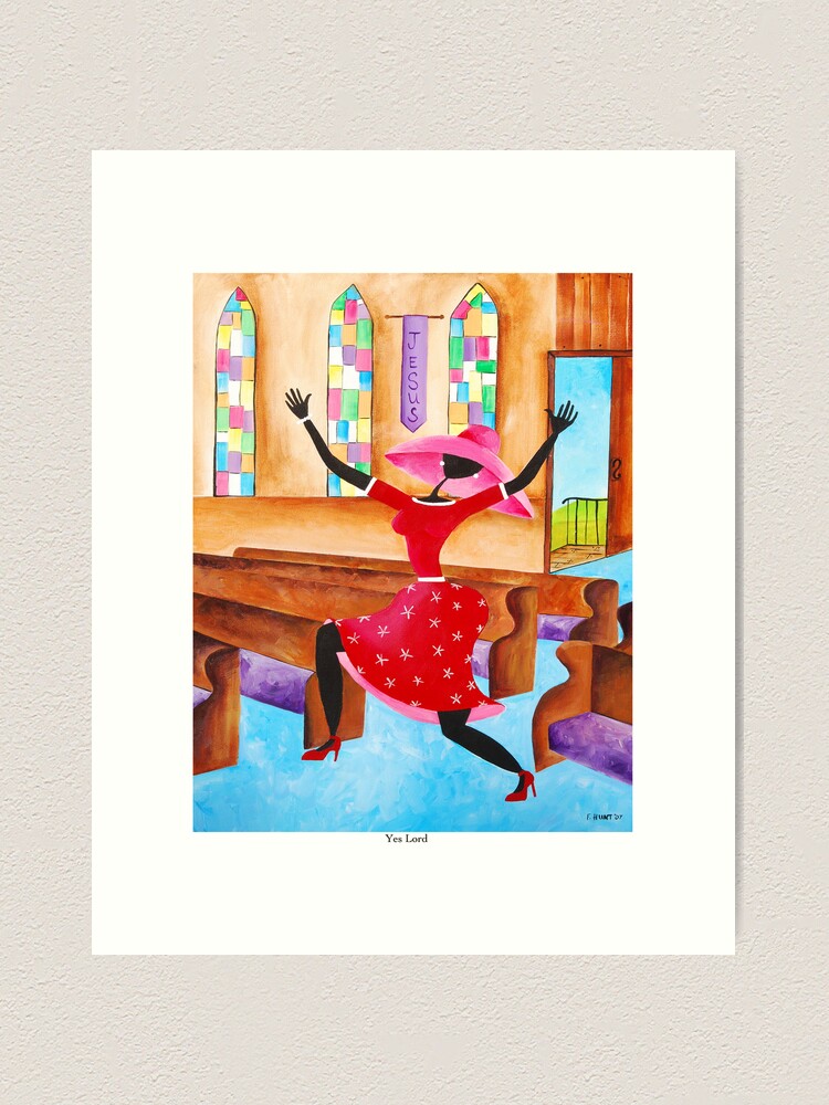 Alternate view of Yes Lord Art Print