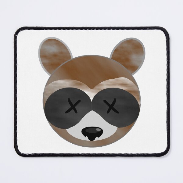 Item preview, Knocked Out Raccoon Emoji designed and sold by m2inspiration.