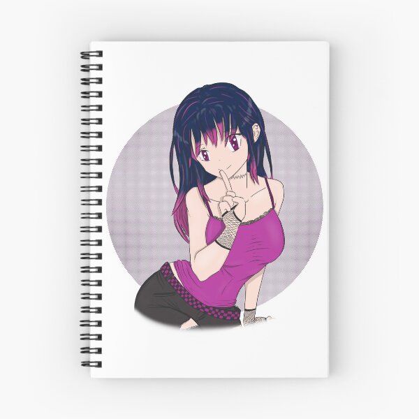 Aperçu de l'œuvre Magenta Emo Anime Fille créée et vendue par Artantasy.