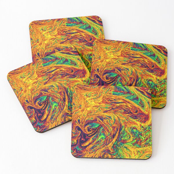 Item preview, Expressive Vibrant Color Pattern designed and sold by Health And Fitness Posts e-Store.