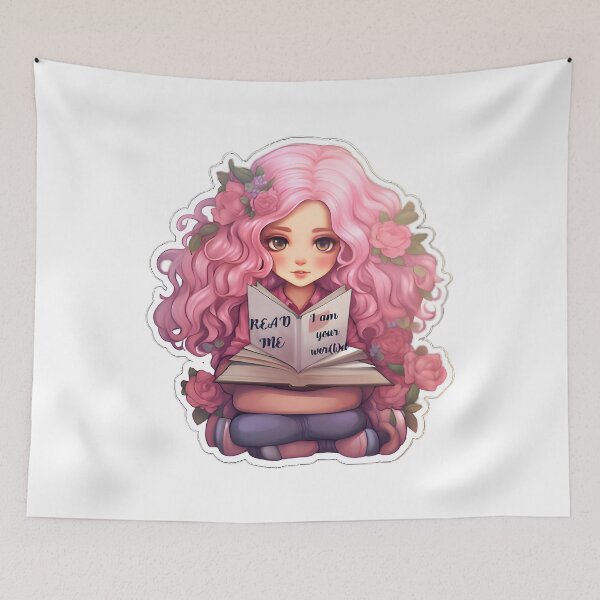Item preview, Enchanted Reader: Join the Magic of Books with the Reading Girl! designed and sold by Ralphsartdesign.