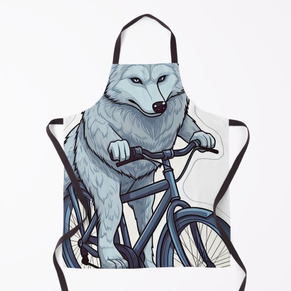 Artikelvorschau, Wolf auf einem Fahrrad entworfen und verkauft von abmkf.