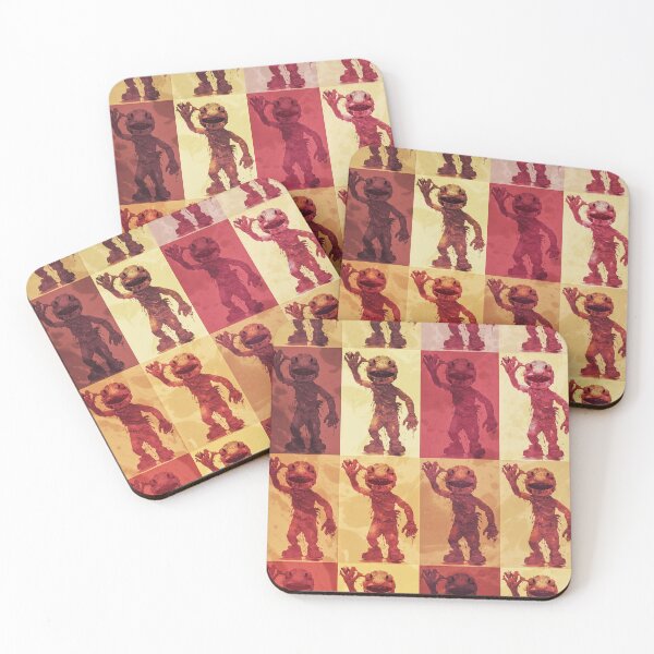 Item preview, Creepy puppet grid pattern designed and sold by Erik007best.