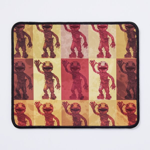 Item preview, Creepy puppet grid pattern designed and sold by Erik007best.