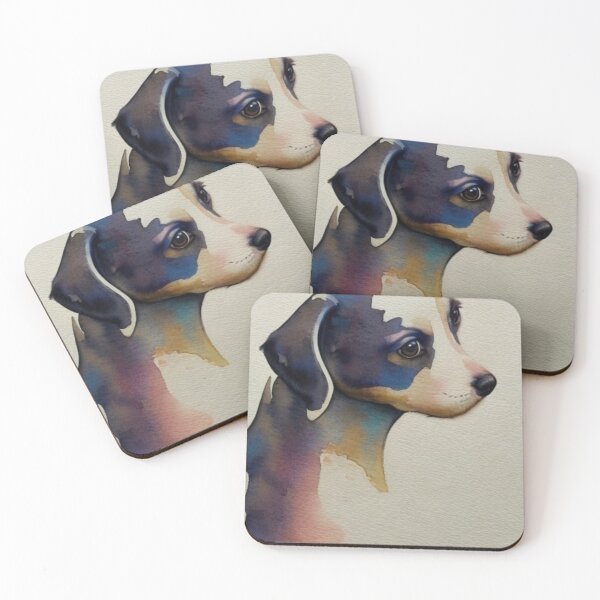 Item preview, Watercolor Puppy Anstract designed and sold by FemaleEnergyZ.
