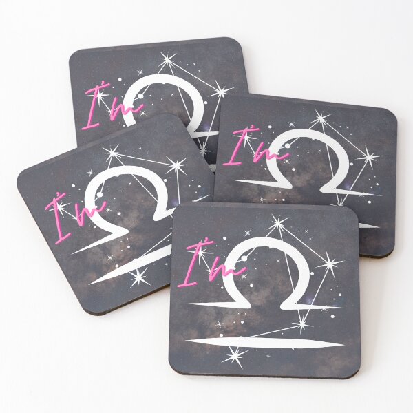 Item preview, Libra Zodiac Sign Essential Dark Background designed and sold by elearah1.