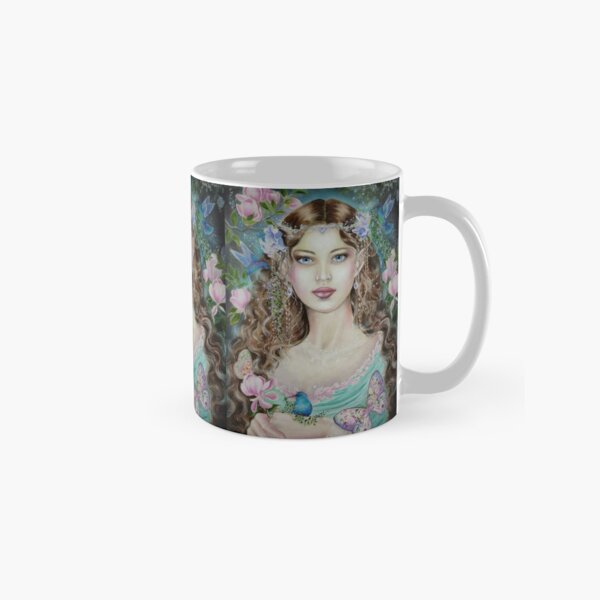 Item preview,  Fairy elf with hummingbirds and magnolia designed and sold by Gabriella  Szabo.