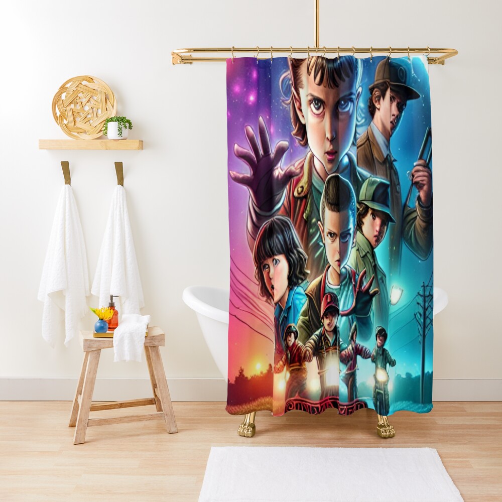 Disover Stranger Things 4 | Shower Curtain