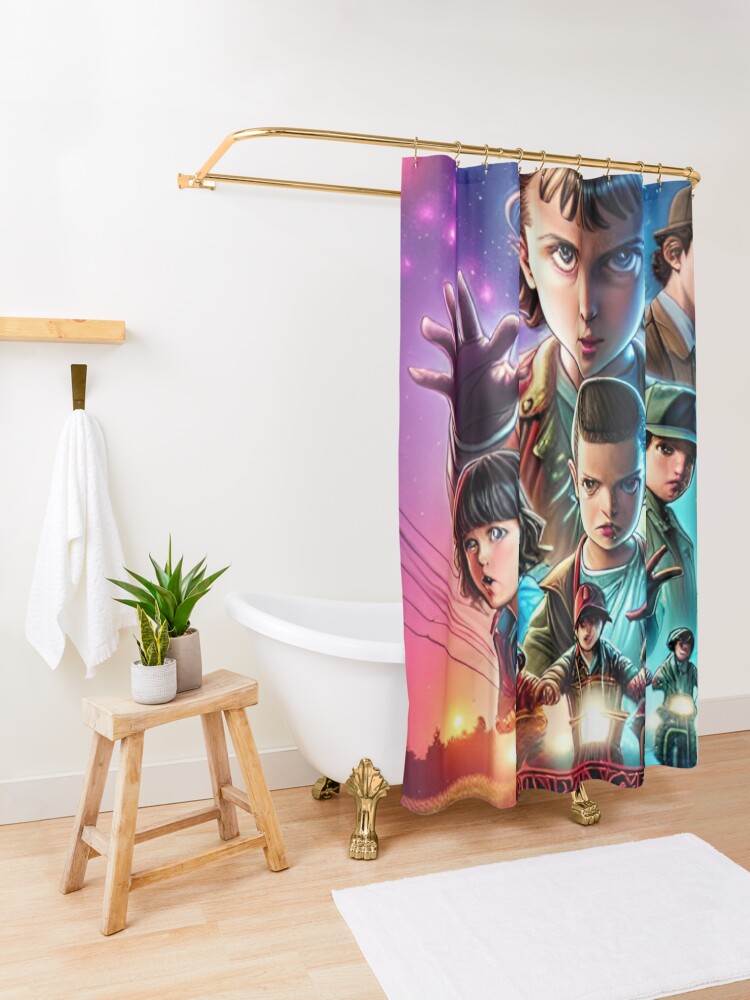 Discover Stranger Things 4 | Shower Curtain