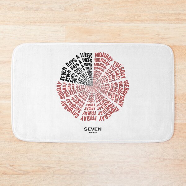 Item preview, JUNGKOOK SEVEN DAYS A WEEK: Red designed and sold by YOSHFRIDAYS.