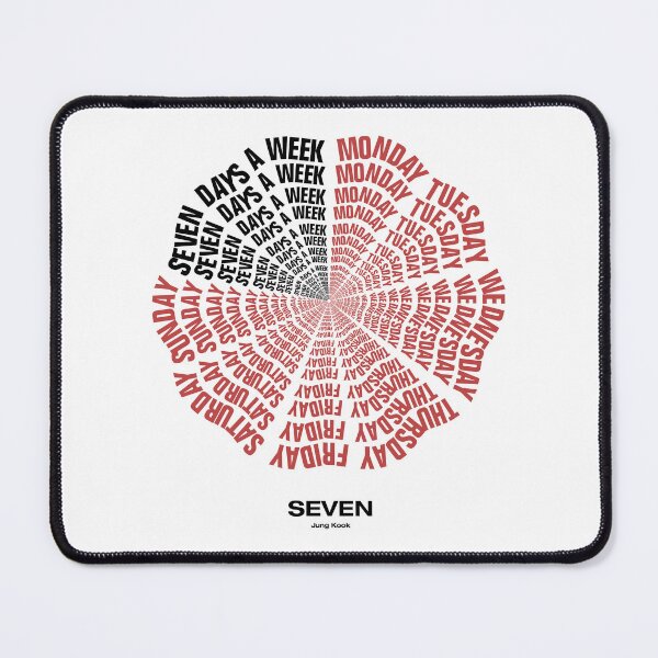 Item preview, JUNGKOOK SEVEN DAYS A WEEK: Red designed and sold by YOSHFRIDAYS.