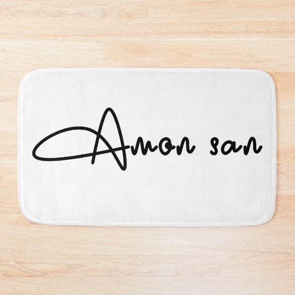 Item preview, Amon_san black signature designed and sold by amon merch shop and stuff.