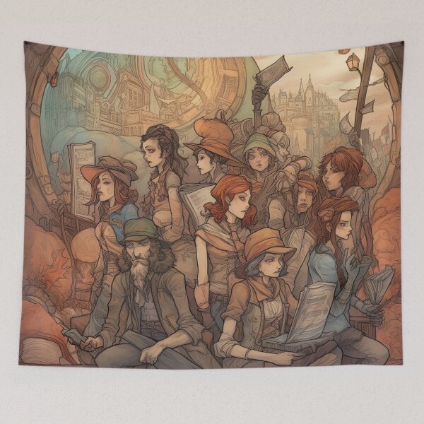 Item preview, A group of survivors designed and sold by ComicsFactory.